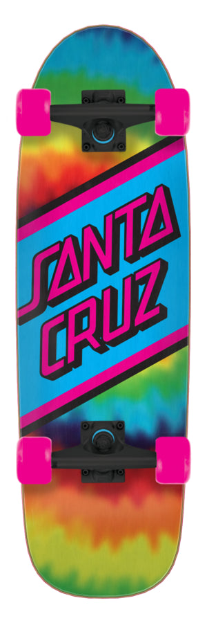 Santa Cruz Rainbow Tie Dye Street Cruzer Skateboard 8.79