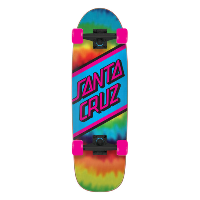 Santa Cruz Rainbow Tie Dye Street Cruzer Skateboard 8.79