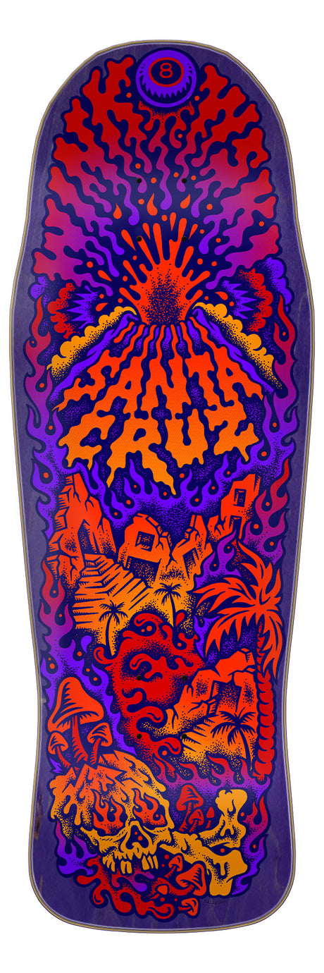 Santa Cruz Winkowski  Volcano Pro Skateboard Deck 10.34"