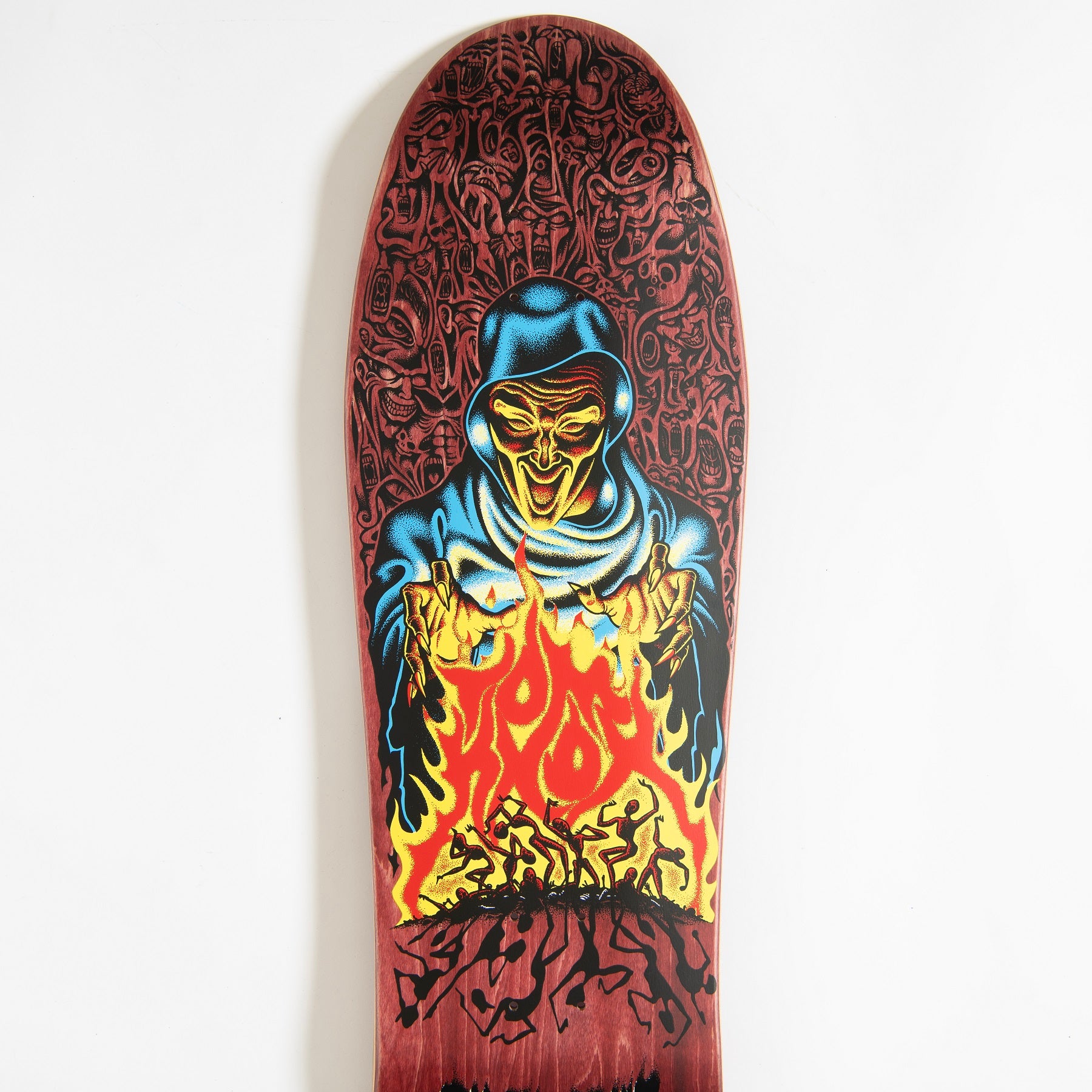 SantaCruz サンタクルーズ　スケボーデッキ　KNOX FIREPIT Santa Cruz Firepit Reissue Skateboard Deck 10.07