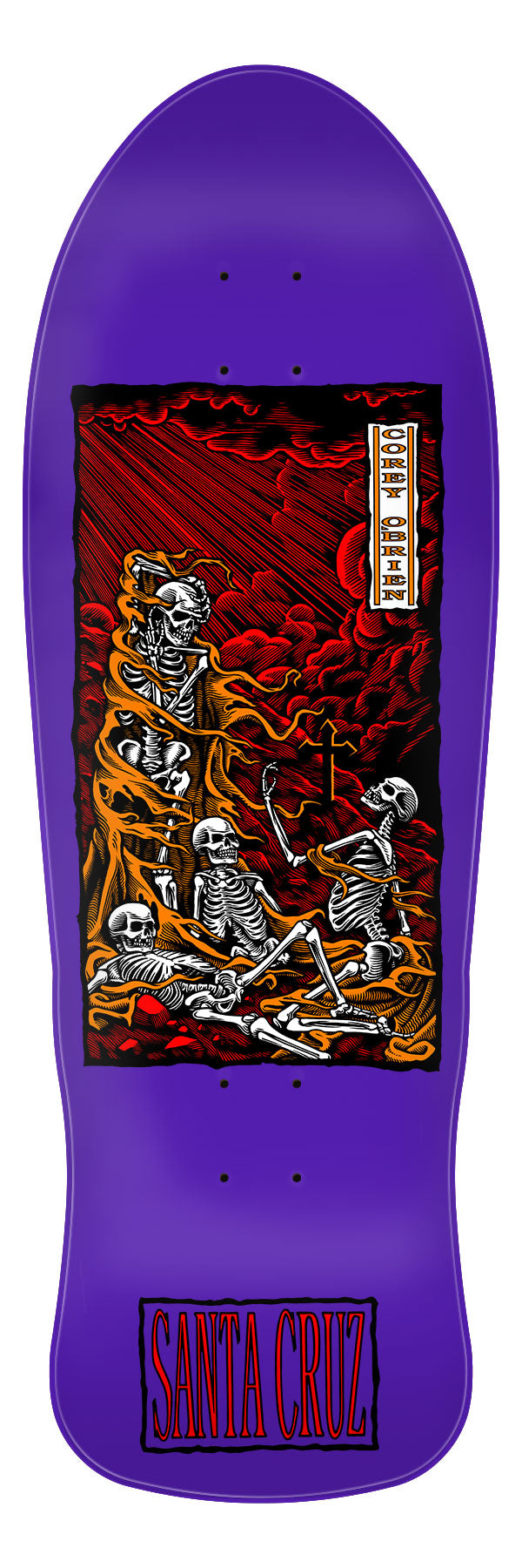 Santa Cruz OBrien Purgatory Reissue Skateboard Deck 9.85