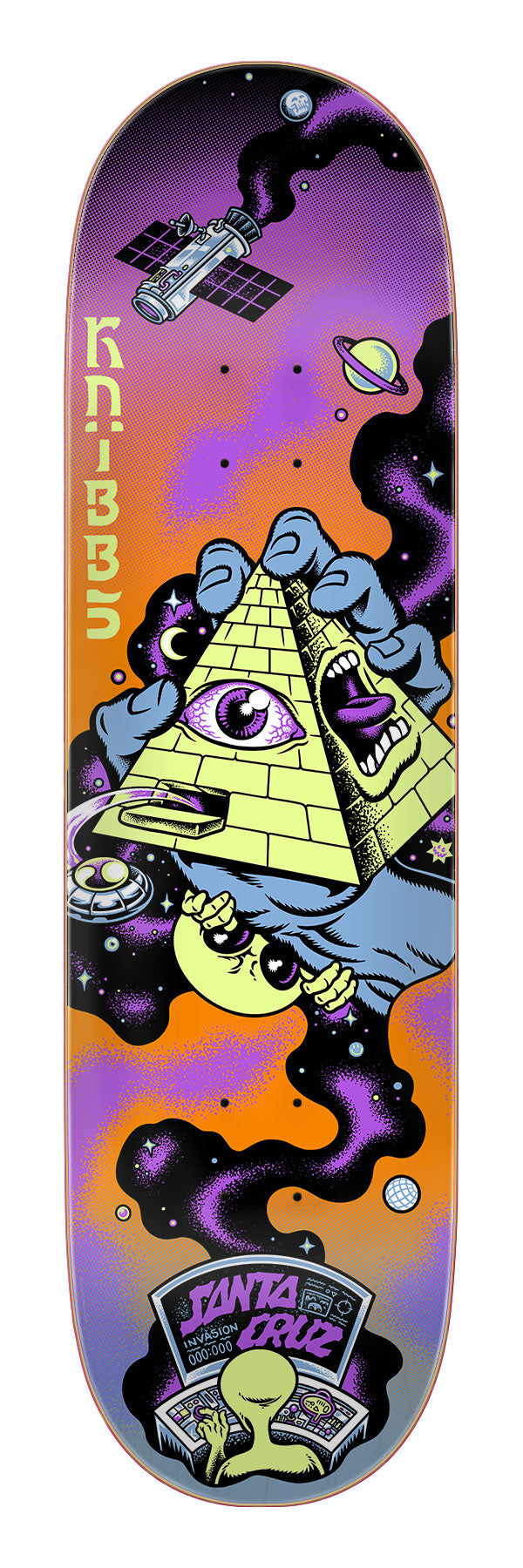 Santa Cruz Knibbs Invasion Pro Skateboard Deck 8.5"