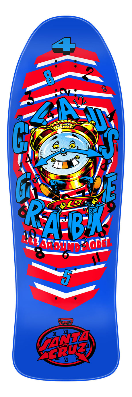 Santa Cruz Grabke All Around Reissue Skateboard Deck 9.89"