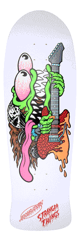 Santa Cruz Stranger Things Meek Slasher Eddie Reveal 10.1" Skateboard Decks
