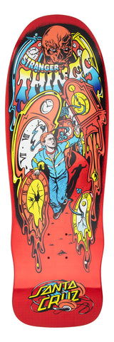 Santa Cruz X Stranger Things Grabke Max Melting Clock 9.7" Skateboard Decks