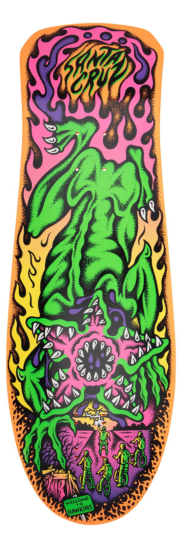 Santa Cruz X Stranger Things Salba Demogorgon 10.3" Skateboard Decks