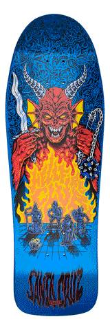 Santa Cruz X Stranger Things Knox Hellfire Pit 10.07" Skateboard Decks