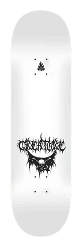 Creature Baekkel BLKMTL Pro Skateboard Deck 8.6"