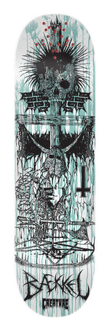 Creature Baekkel BLKMTL Pro Skateboard Deck 8.6"