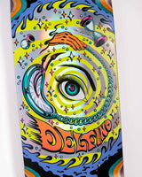Santa Cruz Delfino Pinball Vision Pro Skateboard Deck 9.14"