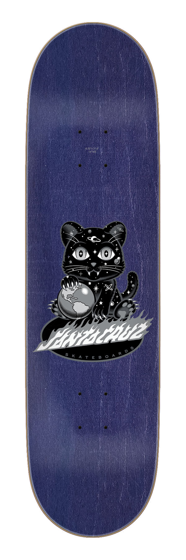 Santa Cruz Tom Asta Space Cat Twin Skateboard Deck 8.2"
