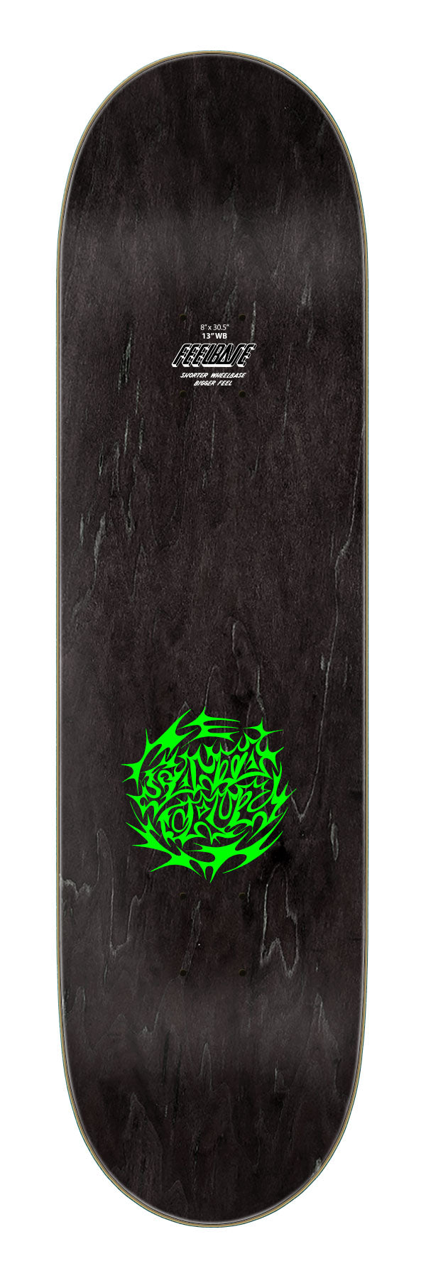 Santa Cruz Scribble Flash FeelBase Skateboard Deck 8.0"