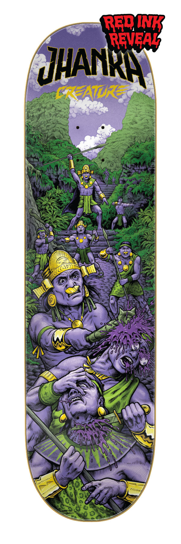 Santa Cruz Gonzalez Warriors VX Skateboard Deck 8.375"