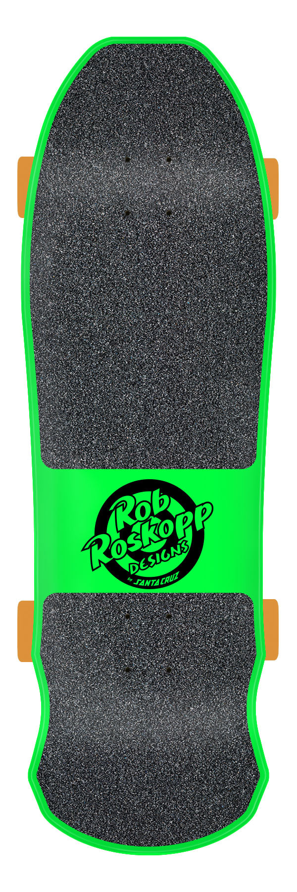 Santa Cruz Roskopp Face Shaped Skateboard Cruzer - 9.5