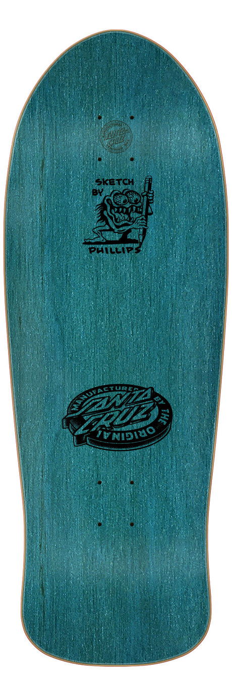 Santa Cruz Natas Sketch Panther Reissue Skateboard Deck 10.54"