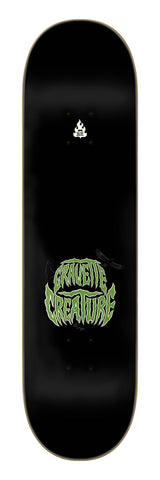 Creature Gravette Hippie Skull IV Pro Skateboard Deck 8.3"
