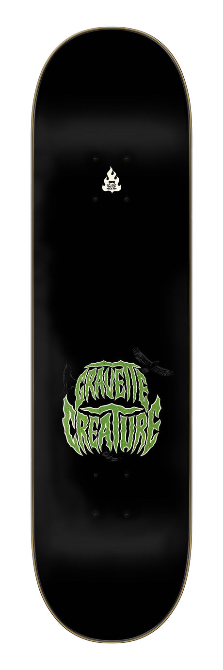 Creature Gravette Hippie Skull IV Pro Skateboard Deck 8.3"