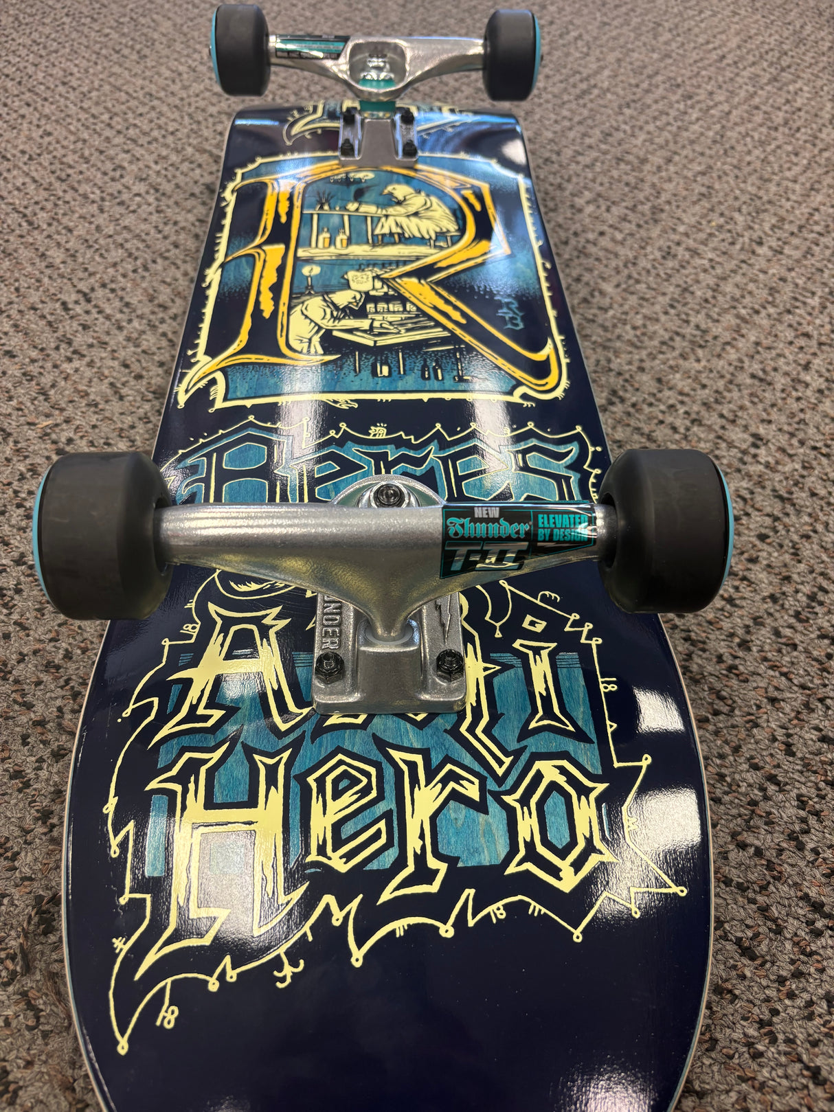Anti Hero Raney Medieval Skateboard Complete 8.5"