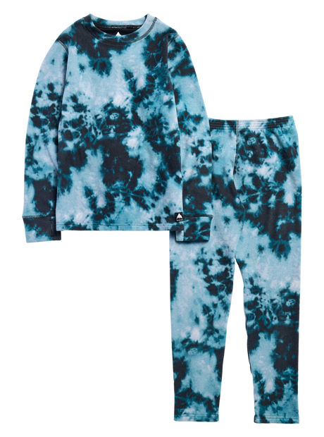 Kids' Burton Fleece Base Layer Set - Crumple Dye