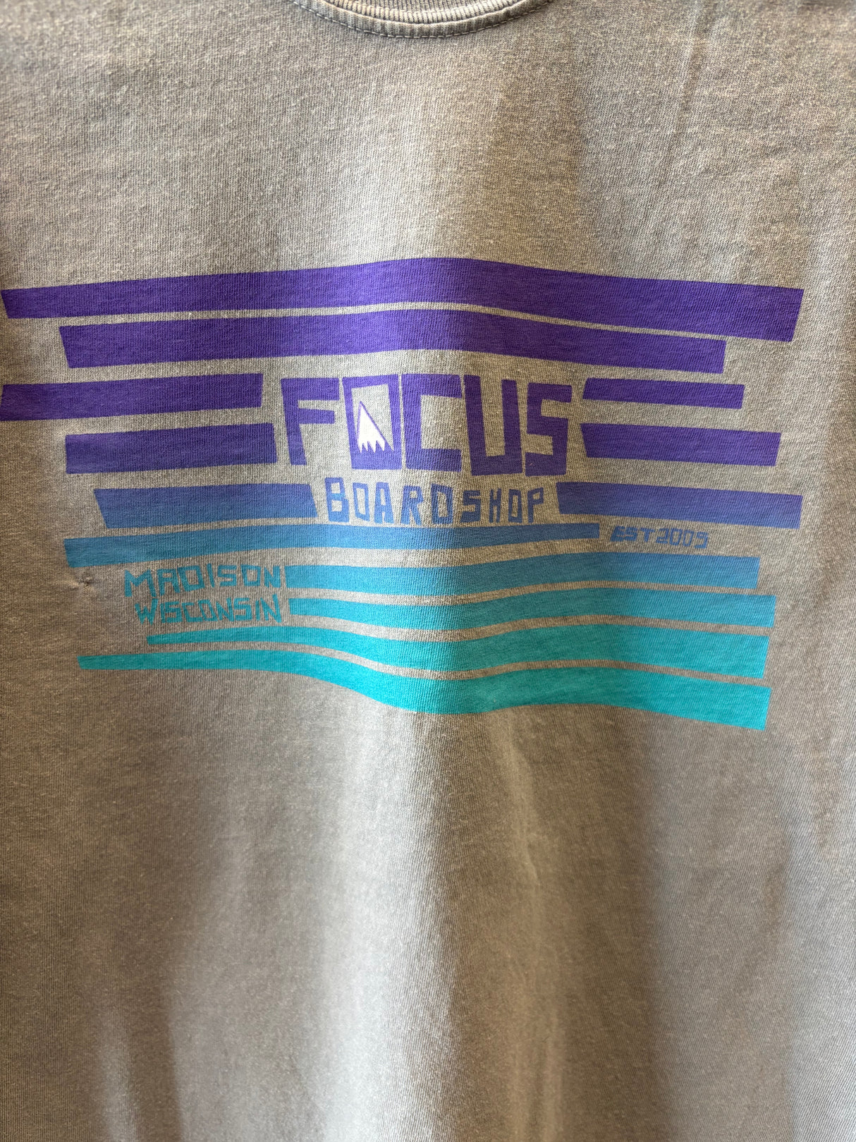Focus Peak Logo Comfort Color Short Sleeve T-Shirt