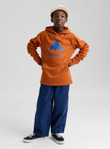 Kids' Burton Oak Pullover Hoodie - Spiced Chai - detail