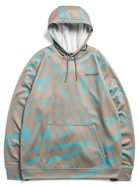 Men's Burton Oak Pullover Hoodie - Liquid Mineral - flat