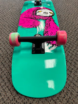 Welcome Sloth On Slappy Slap Shaped Skateboard Complete 9.5