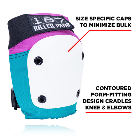 187 Killer Pads 6 Pack Pad Set -Pink Teal