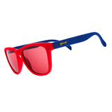 Goodr OGs Don't Leave Me on Red Sunglasses