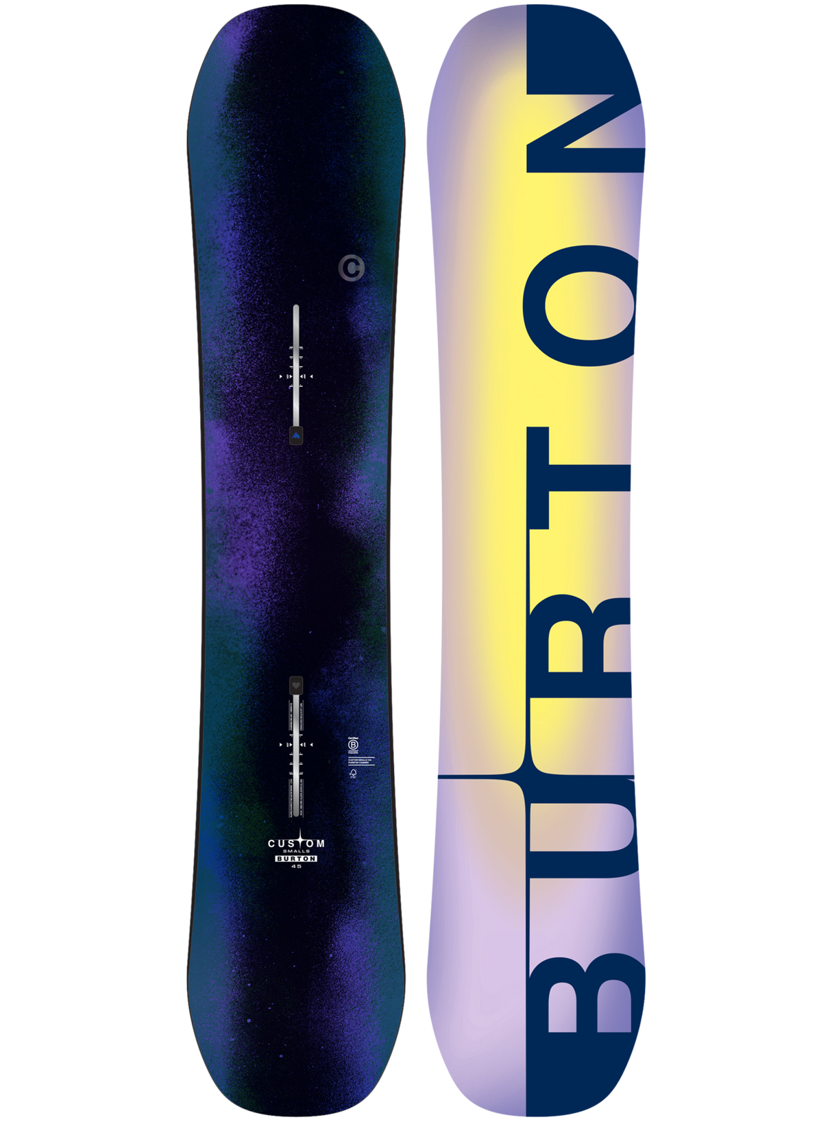 Burton Kid's Custom Smalls Camber Snowboard - Faded