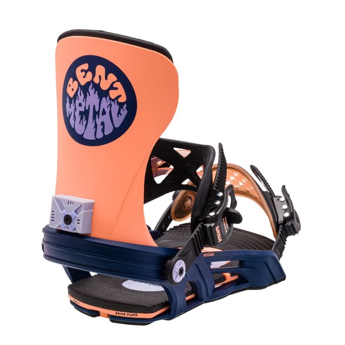 Bent Metal Binding Women's Stylist Snowboard Bindings - 2024 Orange