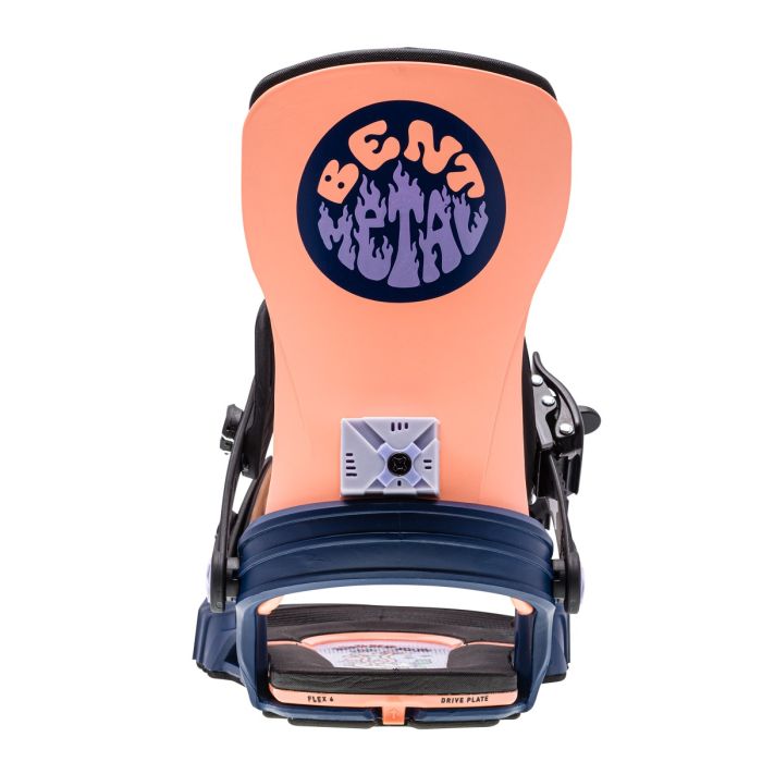 Bent Metal Binding Women's Stylist Snowboard Bindings - 2024 Orange