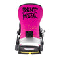 Bent Metal Binding Transfer Snowboard Binding - 2024 Black/Pink