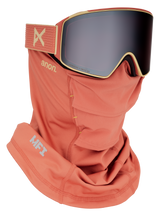Anon M4S Cylindrical Goggles + Bonus Lens + MFI® Face Mask - Terracotta with Perceive Sunny Onyx Lens 2027