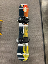 GNU GWO Snowboard 153 & Salomon District Pro Bindings Medium 2025