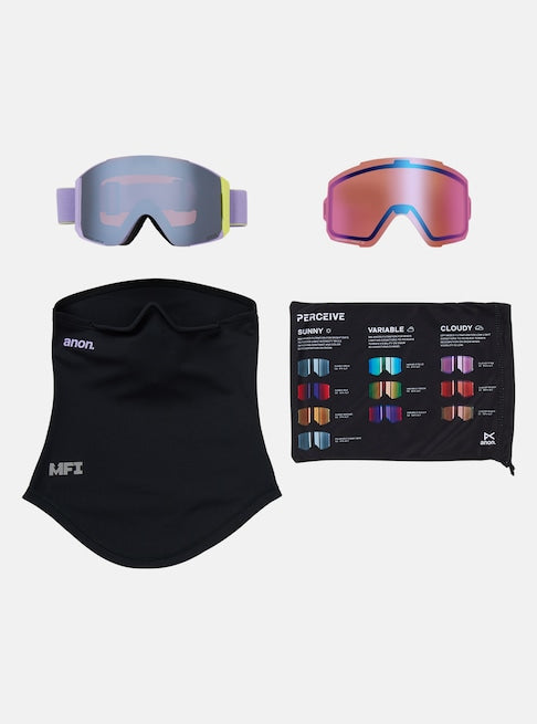 Anon Sync Goggles + Bonus Lens - Hyper Lilac/Perceive Sunny Onyx 2026