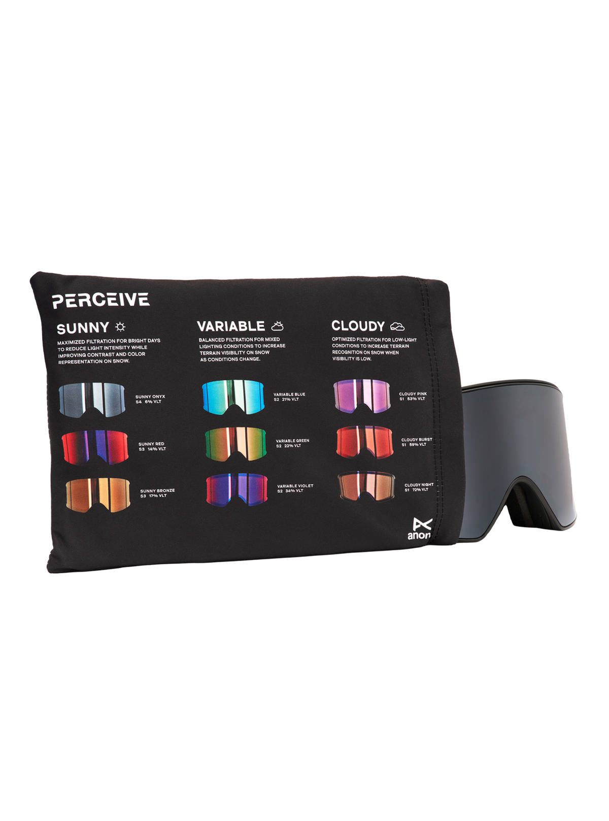 Anon Sync Goggles + Bonus Lens - Smoke/Perceive Sunny Onyx 2027