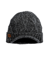 Coal Yukon Cable Knit Wool Brim Beanie