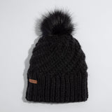 Coal Maizy Knit Faux Fur Pom Beanie