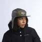 Coal Tracker Flannel Lined 5 Panel Earflap Hat - Olive