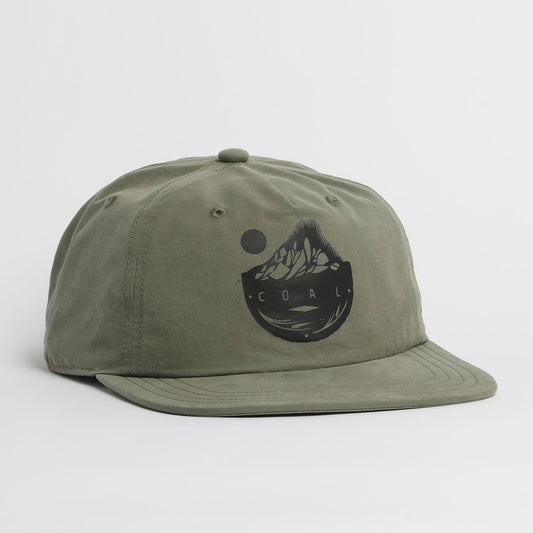 Coal The Poudre 5 Panel Cap Lucky Vision Collection - Olive
