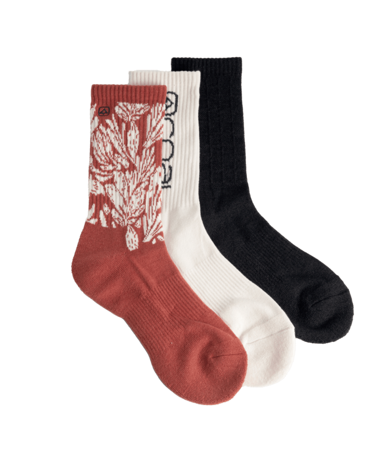 Coal Everyday Crew Socks 3 Pack