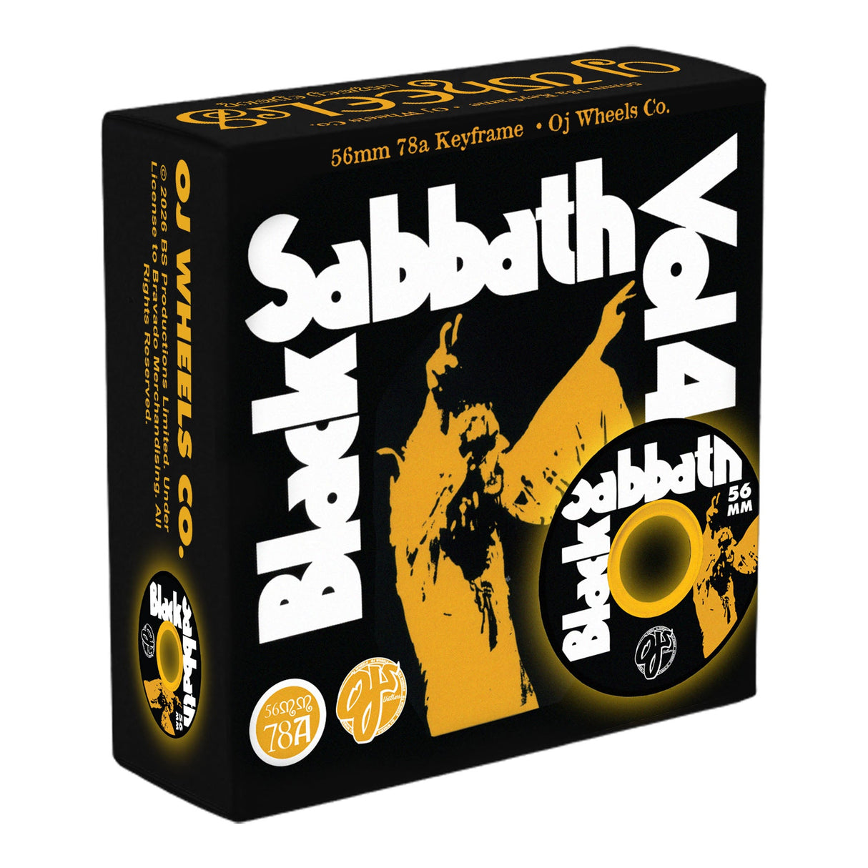 OJ 78a Black Sabbath Vol 4 Keyframe 56mm Skateboard Wheels