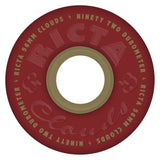 Ricta Clouds 56mm Maroon Gold 92a Skateboard Wheels