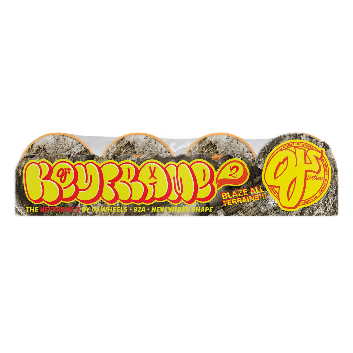 OJ 78a Realtree APX Keyframe 56mm Skateboard Wheels