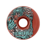 Slime Balls 78a Rob Roskopp Five Reissue Full Combo Pink 60mm Skateboard Wheels