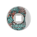 Slime Balls 97a Rob Roskopp Five Reissue Full Combo White 56mm Skateboard Wheels