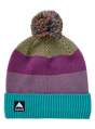 Kids' Burton Fleece-Lined Pom Beanie - Goldenrod/Azalea Pink/Pacific Teal