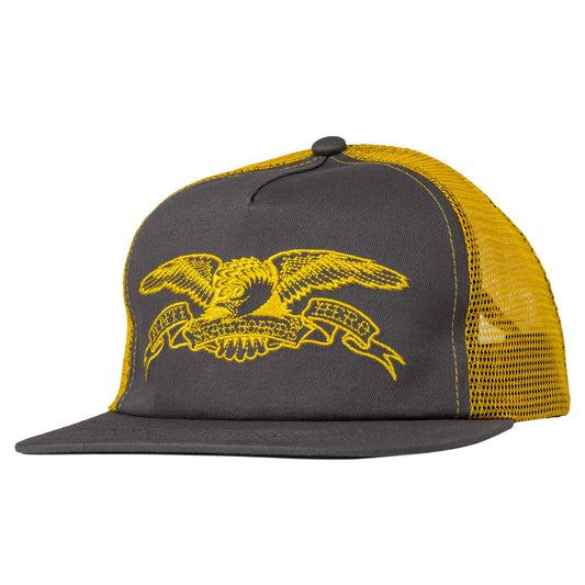 Anti Hero Basic Eagle Snapback Hat - Grey/Gold