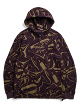 Burton Cinder Fleece Pullover Hoodie - Liquid Bear Hug - flat